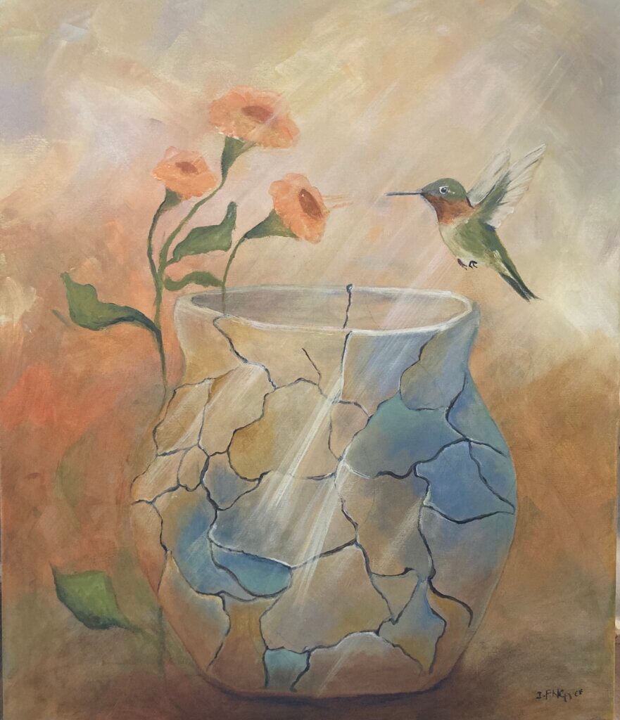 Verbrokenheid Schilderij 1